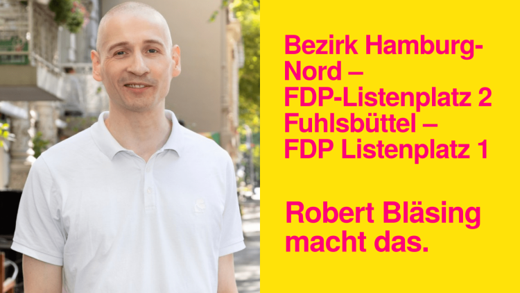 Robert Bläasing,  FDP-Hambrug-Nord, FDP-Listenplatz 2